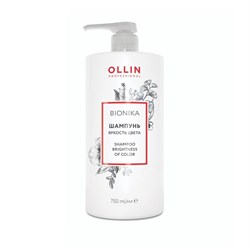 Ollin Шампунь для окрашенных волос / Bionika, 750 мл 8415-5738 - фото 14775498