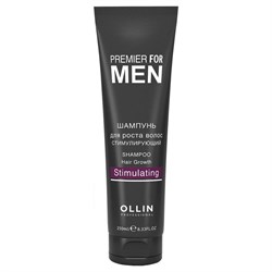 Ollin Шампунь мужской стимулирующий рост волос / Premier For Men, 250 мл 8971-6126 - фото 14775529