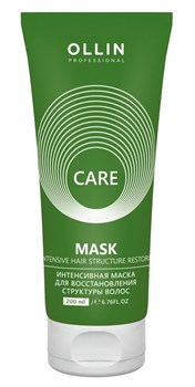 Ollin Интенсивная маска для восстановления структуры волос / Care, 200 мл 8466-5789 - фото 14776362