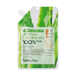 Farm Stay Многофункциональный гель с экстрактом алое вера / Moisture Soothing Gel Aloevera, 100 мл 17913-76483 - фото 14777195