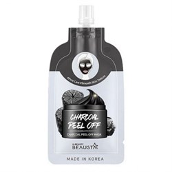 Beausta Маска-плёнка очищающая с углём / Charcoal Peel Off Mask, 20 мл 18323-19755 - фото 14778312