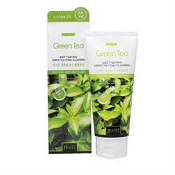 Jigott Пенка для умывания с экстрактом зелёного чая / Natural Green Tea Foam Cleansing, 180 мл 7037-4716 - фото 14778570