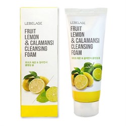 Lebelage Очищающая пенка с лимоном и экстрактом каламанси / Fruit Lemon & Calamansi Cleansing Foam, 100 мл 19982-23674 - фото 14778608