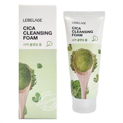 Lebelage Пенка для умывания с экстрактом центеллы / Cica Cleansing Foam, 100 мл 21281-30172 - фото 14778634
