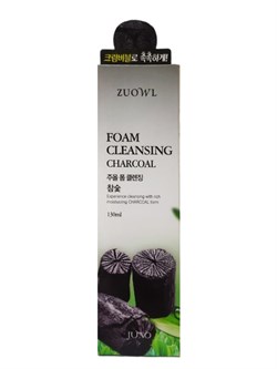 Juno Пенка для умывания с экстрактом древесного угля / ZUOWL Foam Cleansing Charcoal, 130 мл 25405-75878 - фото 14778764