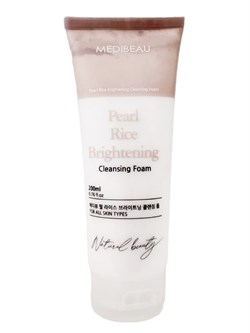 MEDIBEAU Пенка для умывания с экстрактом жемчуга и риса для сияния кожи / Pearl Rice Brightening Cleasing Form, 200 мл 25451-76072 - фото 14778765