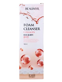 BEAUMYR Пенка для умывания с коллагеном / Collagen Foam Cleansing, 180 мл 25449-76098 - фото 14778767
