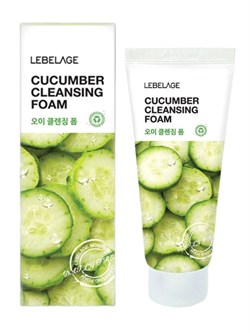 Lebelage Пенка для умывания с экстрактом огурца / Cucumber Cleansing Foam, 100 мл 27836-76282 - фото 14778785