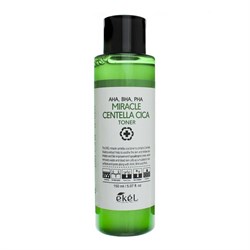 Ekel Тонер для проблемной кожи / AHA, BHA, PHA Miracle Centella Cica Toner, 150 мл 18676-20275 - фото 14779003