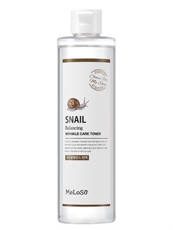 MeLoSo Тонер для лица с муцином улитки / Snail Balancing Wrinkle Care Toner, 300 мл 24720-72443 - фото 14779083