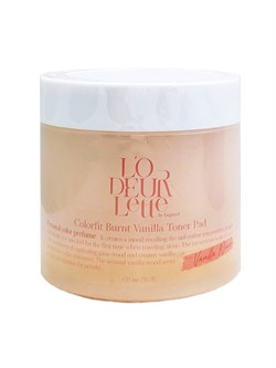 LODEURLETTE Тонер-пэды для сухой и лишенной эластичности кожи лица / In England Colorfit Burnt Vanilla, 150 мл 25308-73497 - фото 14779160