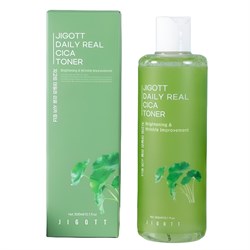 Jigott Успокаивающий тонер с центеллой / Daily Real Cica Toner, 300 мл 20915-29777 - фото 14779210