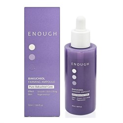 Enough Укрепляющая сыворотка для лица с бакучиолом / Bakuchiol Farming Ampoule, 50 мл 24237-65902 - фото 14779341