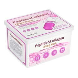 MeLoSo Набор омолаживающих тканевых масок с пептидами и коллагеном / Peptide & Collagen Lifting Mask, 30 шт 24730-72428 - фото 14780322