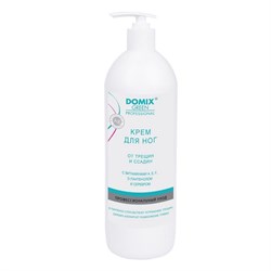 Domix Green Professional Крем для ног от трещин и ссадин с витамином F, E, D-пантенолом и коллоидным серебром, 1000 мл 1750-1582 - фото 14780724
