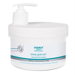 Domix Green Professional Крем для ног дезодорирующий с серебром и маслом чайного дерева, 500 мл 18006-19283 - фото 14780755