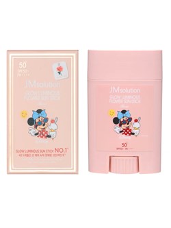 Jmsolution Солнцезащитный стик с экстрактом розы / Glow Luminous Flower Light Sun Stick SPF50+PA++++ Disney Minnie, 21 г 22570-63647 - фото 14781190