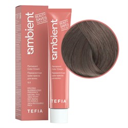 TEFIA Ambient 7.117 Перманентная крем-краска для волос / Блондин интенсивный пепельно-фиолетовый, 60 мл 22172-41731 - фото 14782158