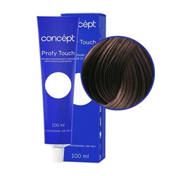 Concept Profy Touch 5.00 Профессиональный крем-краситель для волос, интенсивный тёмно-русый, 100 мл 18984-21107 - фото 14782236