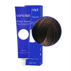 Concept Profy Touch 4.77 Профессиональный крем-краситель для волос, глубокий тёмно-коричневый, 100 мл 18982-21105 - фото 14782489