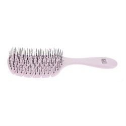 Dewal Beauty Щетка для волос продувная с нейлоновым штифтом / Eco-Friendly Lilac, листик, лиловый 15311-16064 - фото 14783302