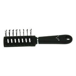 Dewal Beauty Щетка для волос продувная мини / Шарм DBH2352, черный 3717-16550 - фото 14783307