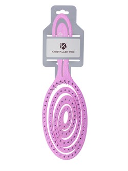 Kristaller Расческа для волос продувная / Lilac Z10-3, нейлоновые штифты, лиловый 25330-73601 - фото 14783578