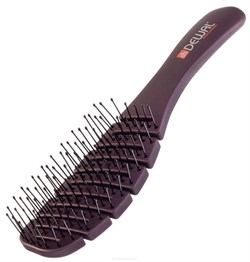 Dewal Щетка для волос туннельная продувная малая / New Flexi BRZ104, коричневый 2964-2346 - фото 14783594
