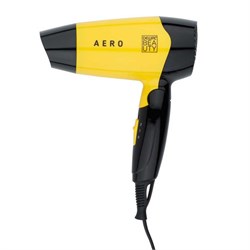 Dewal Beauty Фен для волос дорожный / Aero Yellow HD1002-Yellow, 1400 Вт, желтый 18849-20656 - фото 14783855