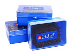 Dewal Шпильки для волос волна SLT60V-1/200, 60 мм, черный, 200 г 2065-1780 - фото 14783995