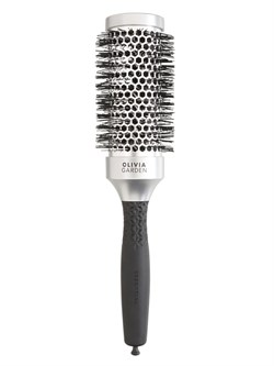 Olivia Garden Термобрашинг для укладки волос / Essential Blowout Classic Nylon Bristles Silver, 45 мм, серебристо-черный 10461-11672 - фото 14784171
