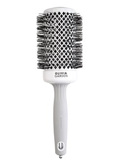 Olivia Garden Термобрашинг для укладки волос / Expert Blowout Shine White & Grey, 55 мм, бело-серый 23432-66163 - фото 14784208
