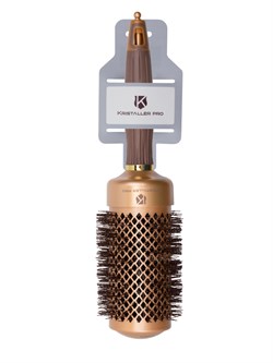 Kristaller Термобрашинг для укладки волос / Ceramic + Ionic TG-X16/53, 53 мм, коричневый 25332-73597 - фото 14784238