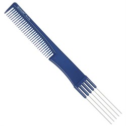 Dewal Beauty Расческа для начеса с металлическими зубцами DBS-6506, синий, 19 см 8690-5948 - фото 14784369