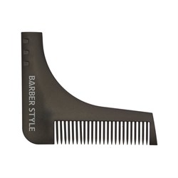 Dewal Расчёска для бороды / Barber style, черный 11910-10413 - фото 14784383