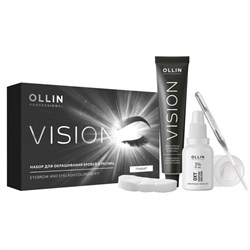 Ollin Набор для окрашивания бровей и ресниц / Vision, графит, 20 мл 8485-5808 - фото 14786247