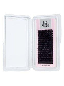 Lash Secret Ресницы для наращивания, одна длина, 16 линий, D/0,05 x 10 мм, чёрный 12163-73398 - фото 14786602