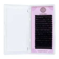 Enigma Ресницы на ленте микс 6 линий, 13-16 мм, D+, 0,10 мм, черный 12986-75914 - фото 14786622
