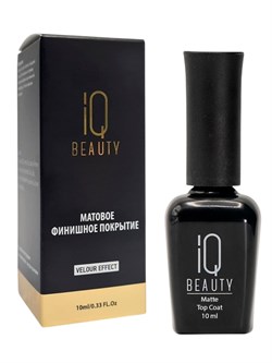 IQ Beauty Матовое финишное покрытие / Matte Top Velour Effect, 10 мл 15730-16444 - фото 14786818