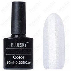 Bluesky Гель-лак для ногтей / Classic 100 SH, белый с шиммером, 10 мл 6637-75935 - фото 14787663