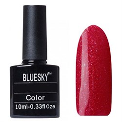 Bluesky Гель-лак для ногтей / Classic 120 SH, красный с золотым шиммером, 10 мл 6467-76009 - фото 14787705