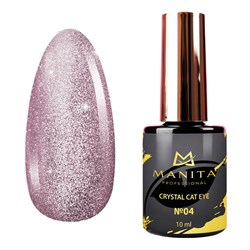 Manita Professional Гель-лак для ногтей с эффектом кошачьего глаза / Crystal Cat Eye №04, 10 мл 23283-64712 - фото 14787758