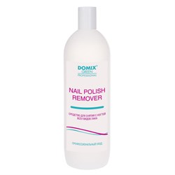 Domix Green Professional Средство для снятия всех видов лака с ацетоном / Nail Polish Remover with Acetone, 1000 мл 1413-13070 - фото 14787780