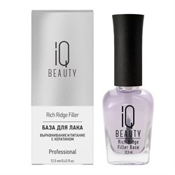 IQ Beauty База для лака выравнивание и питание с кератином / Rich Ridge Filler Base, 12,5 мл 25042-72404 - фото 14787963