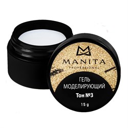 Manita Professional Однофазный моделирующий гель для наращивания №3, 15 г 22824-64039 - фото 14788045
