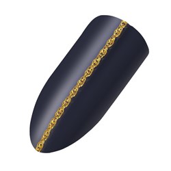 Nail Art Цепочка тройное плетение, 95 см, золотистый 15047-15757 - фото 14788293