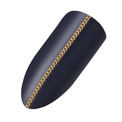 Nail Art Цепочка одинарное плетение, 95 см, золотистый 15049-15759 - фото 14788294