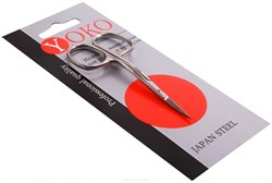 YOKO Ножницы маникюрные для кутикулы / SN-020, изогнутые, 95 мм 3174-2484 - фото 14803253