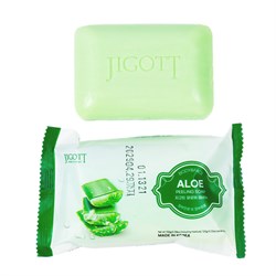 Jigott Мыло-скраб для лица и тела с экстрактом алоэ / Aloe Scrub Soap, 150 г 25824-73159 - фото 14804407