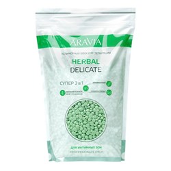 Aravia Полимерный воск для депиляции / Herbal Delicate для интимных зон, 1000 г 23213-64539 - фото 14804884